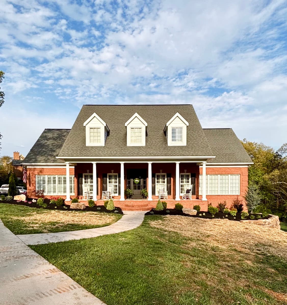 Landscaping project completion